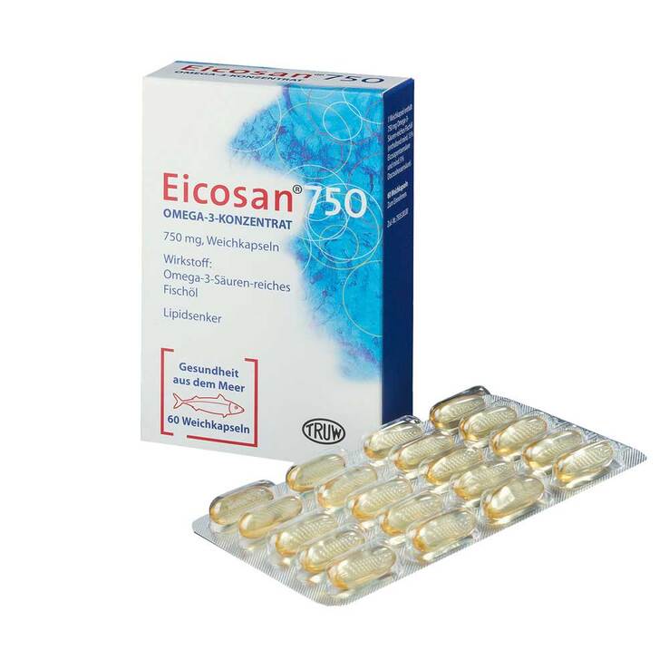 Eicosan 750 Omega 3 Konzentrat, 60 St