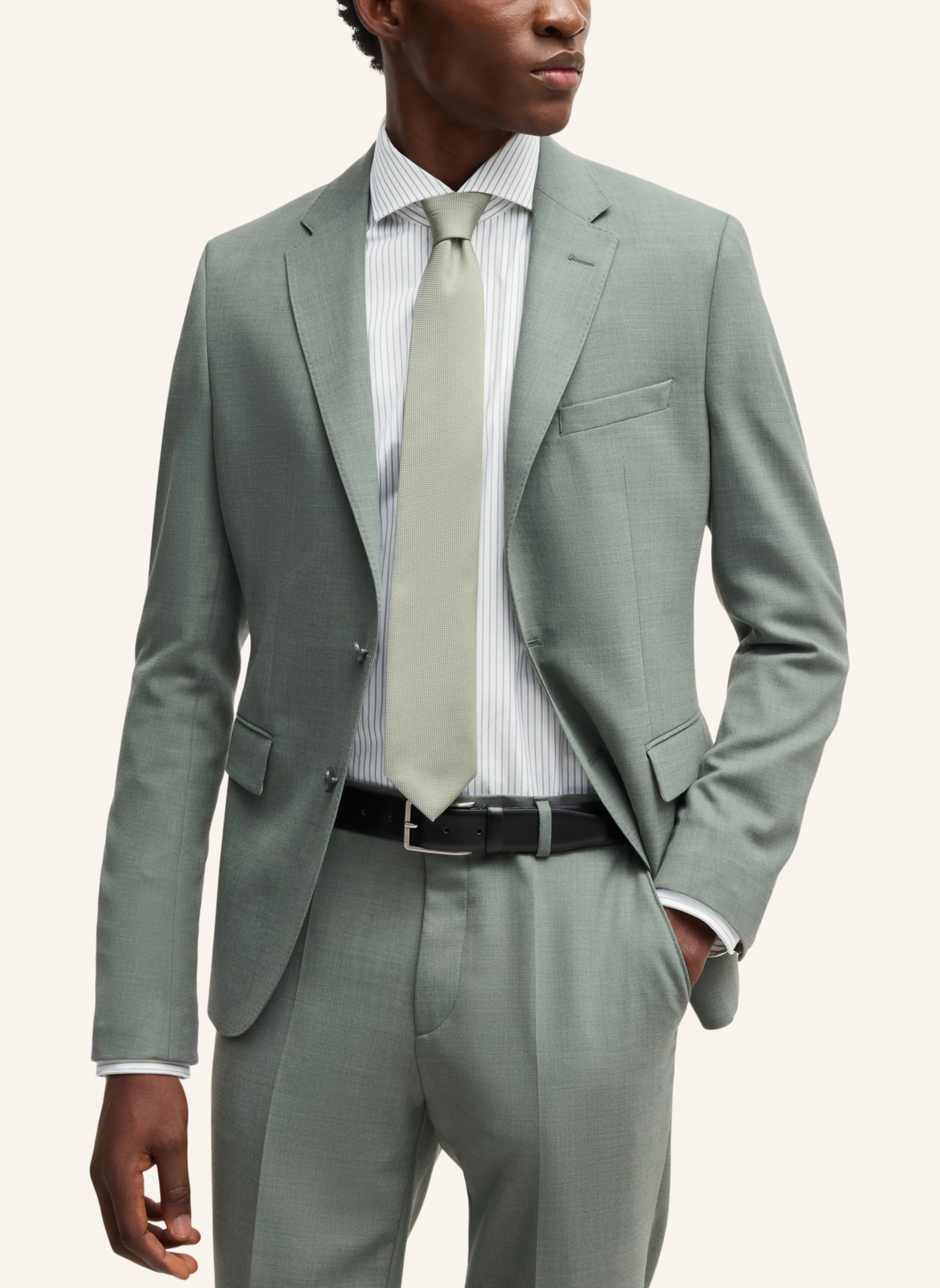 BOSS Business Hemd H-HANK-SPREAD-C1-222 Slim Fit