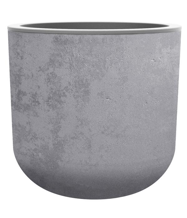 EDA Kunststoff-Topf Basalt Up, rund