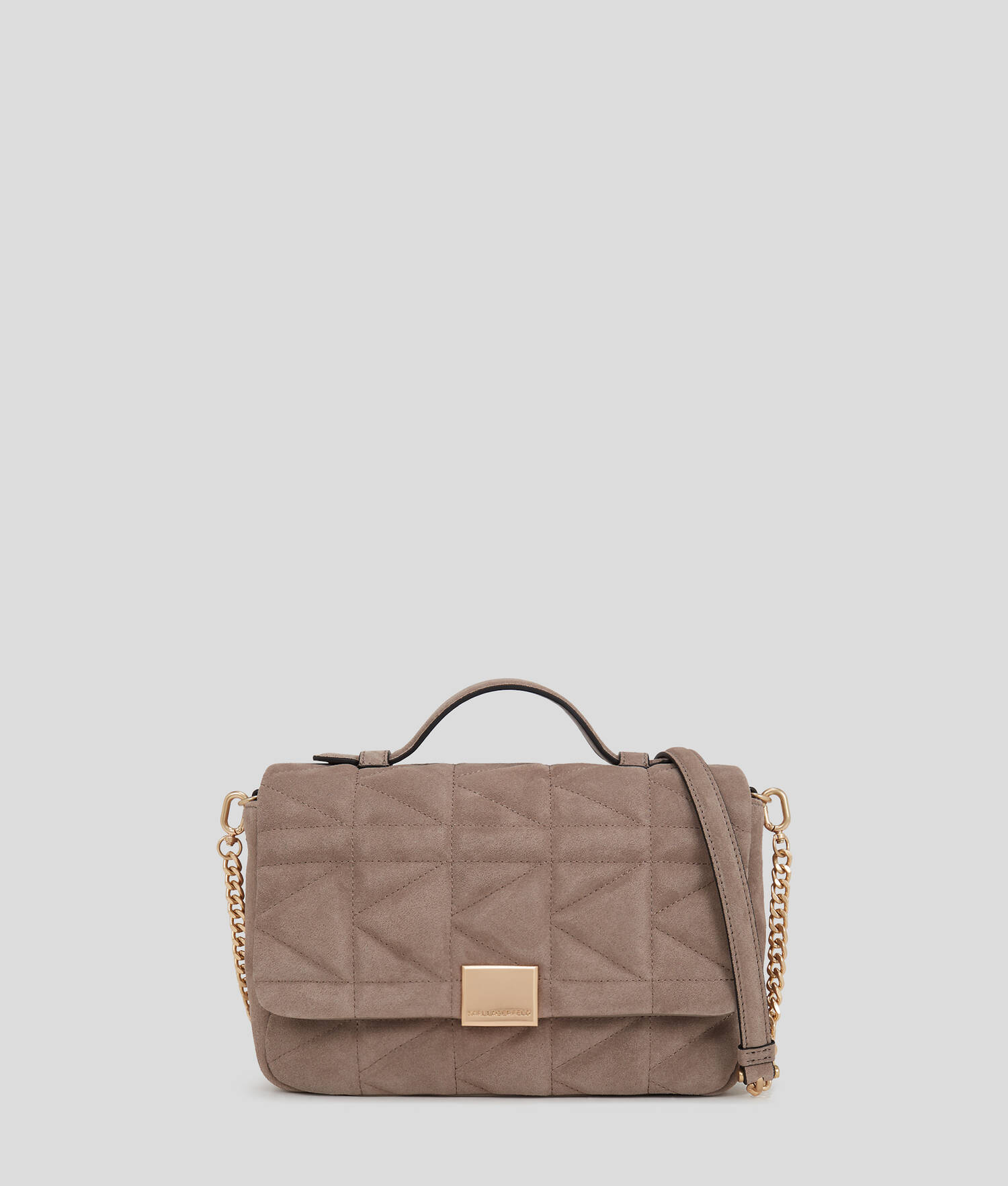 SAC BANDOULIÈRE AVEC ANSE SUPÉRIEURE EN NUBUCK K/KUILT