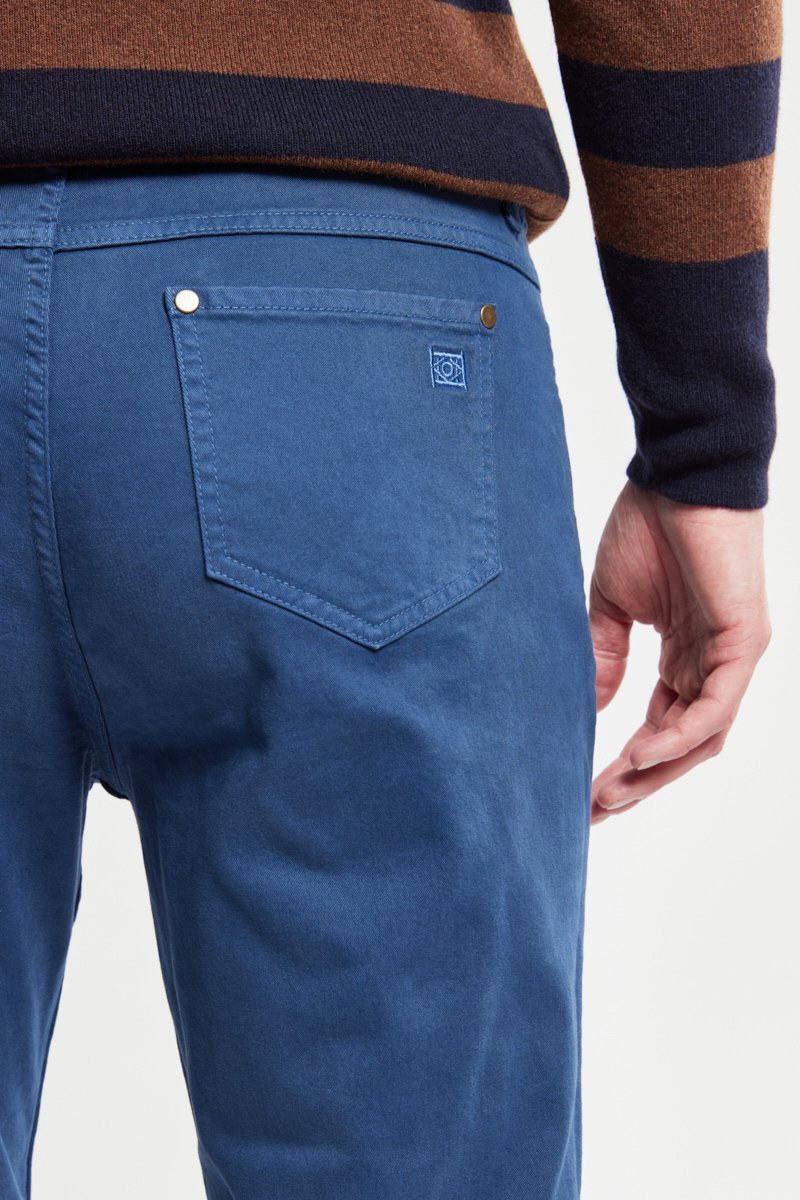 Pantalon coupe droite - coton