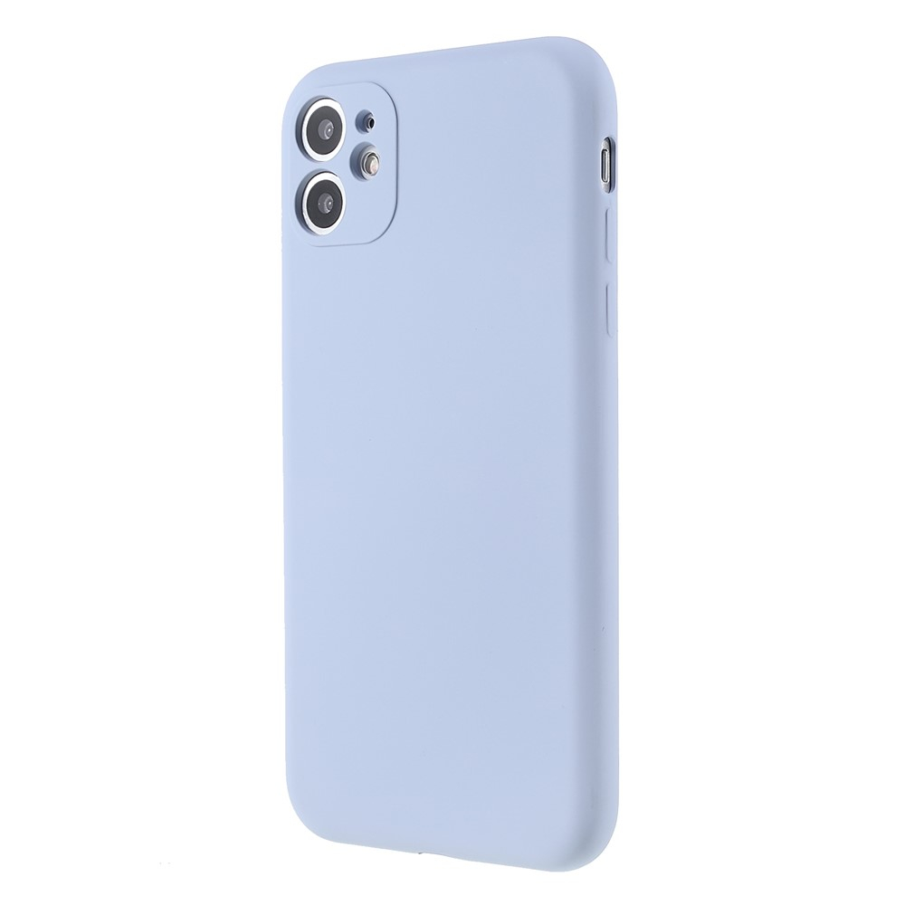 iPhone 11 Silikon Case Hülle mit Kameraschutz - Lila