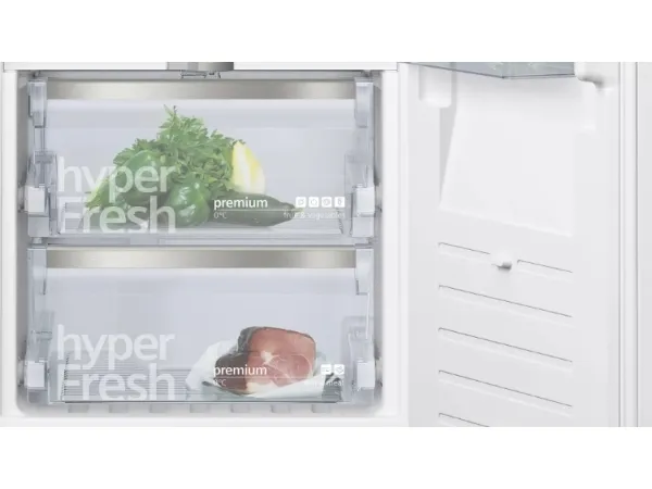 Siemens iQ700 KI41FADD0 - Køleskab - til indbygning - niche - bredde: 56 cm - dybde: 55 cm - højde: 122.5 cm - 187 liter - Klasse D
