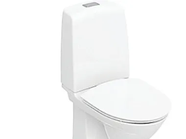 Ifø Spira toilet Rimfree - med softcl sæde u. multikv. lukket s-lås og skjult afløb