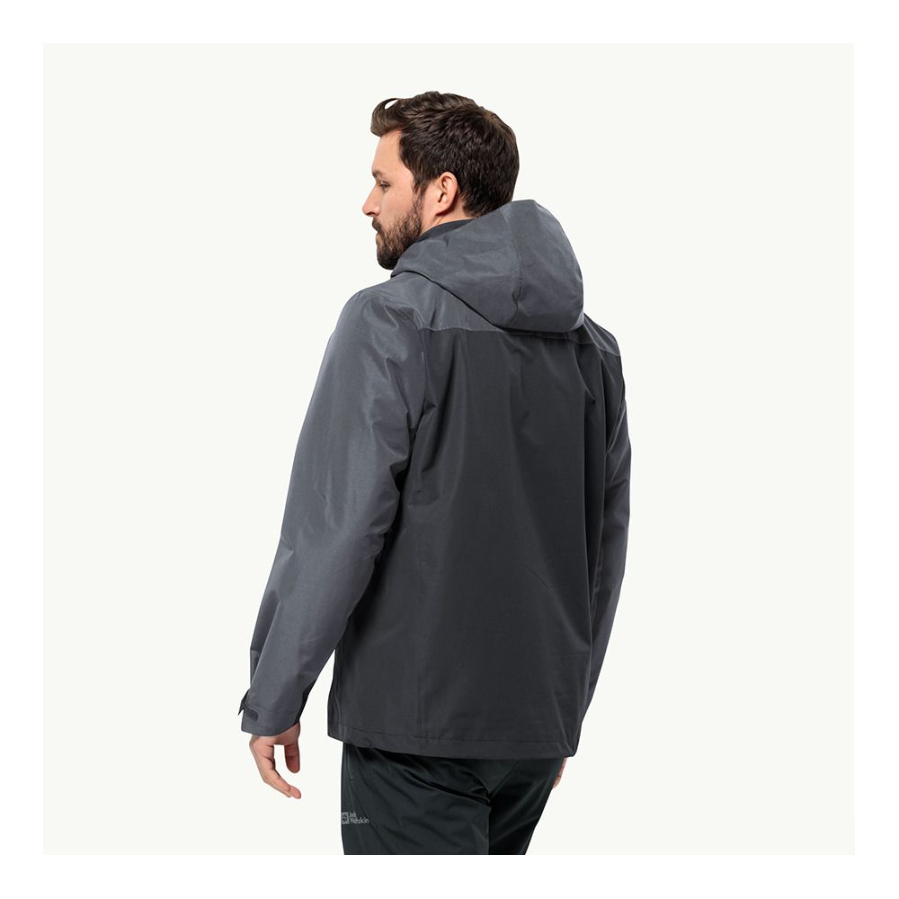 Jack Wolfskin TAUBENBERG 3IN1 - Veste Homme phantom