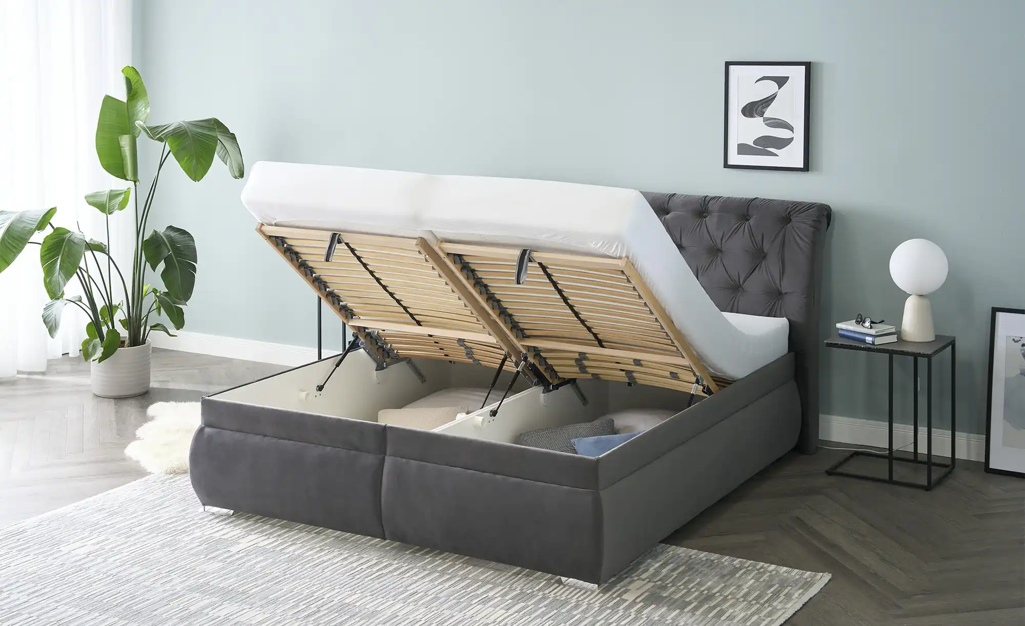 Polsterdoppelbett Derby