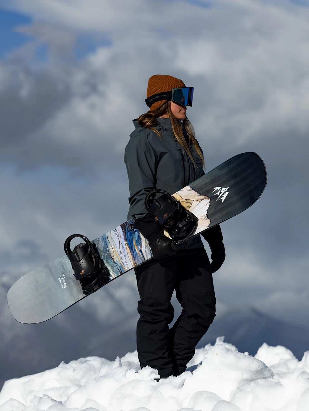 Jones Snowboards Dream Weaver 2025 Snowboard white