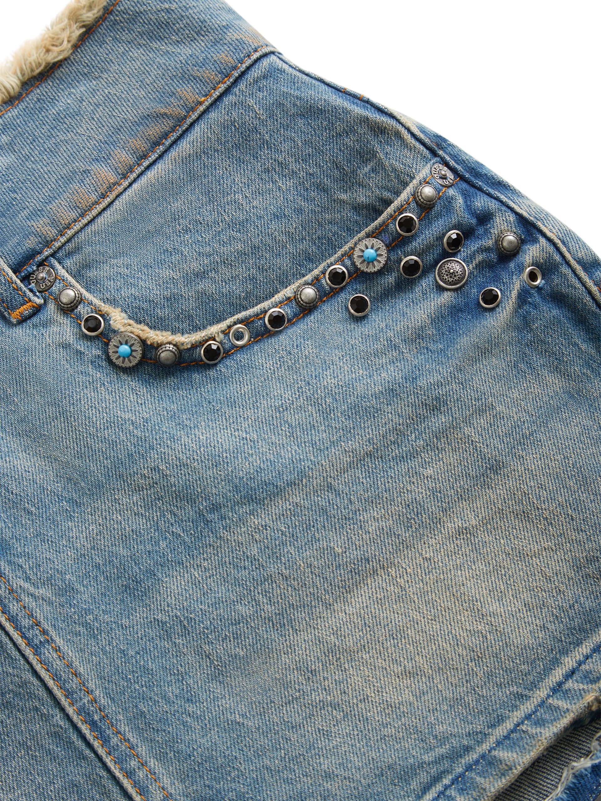 saia jeans estilo western