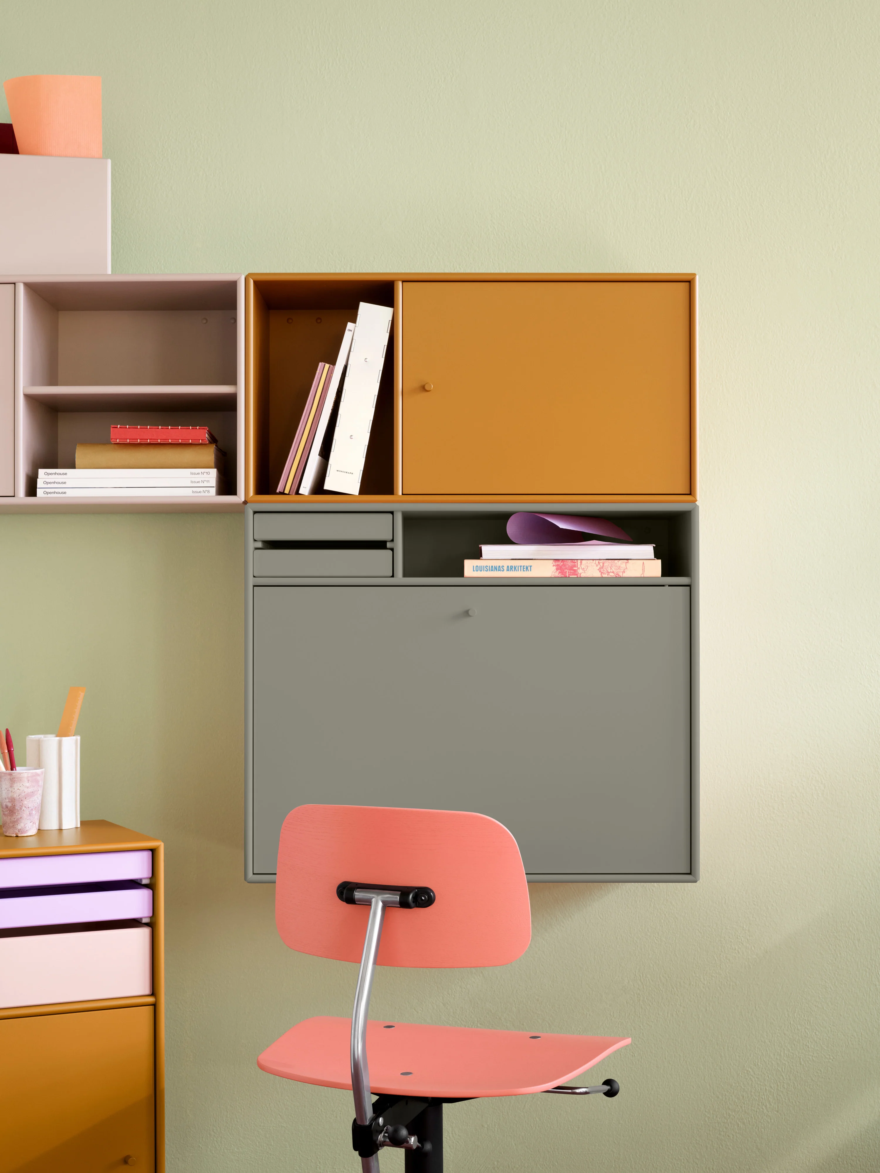 Handgemaakt wandbureau Studio