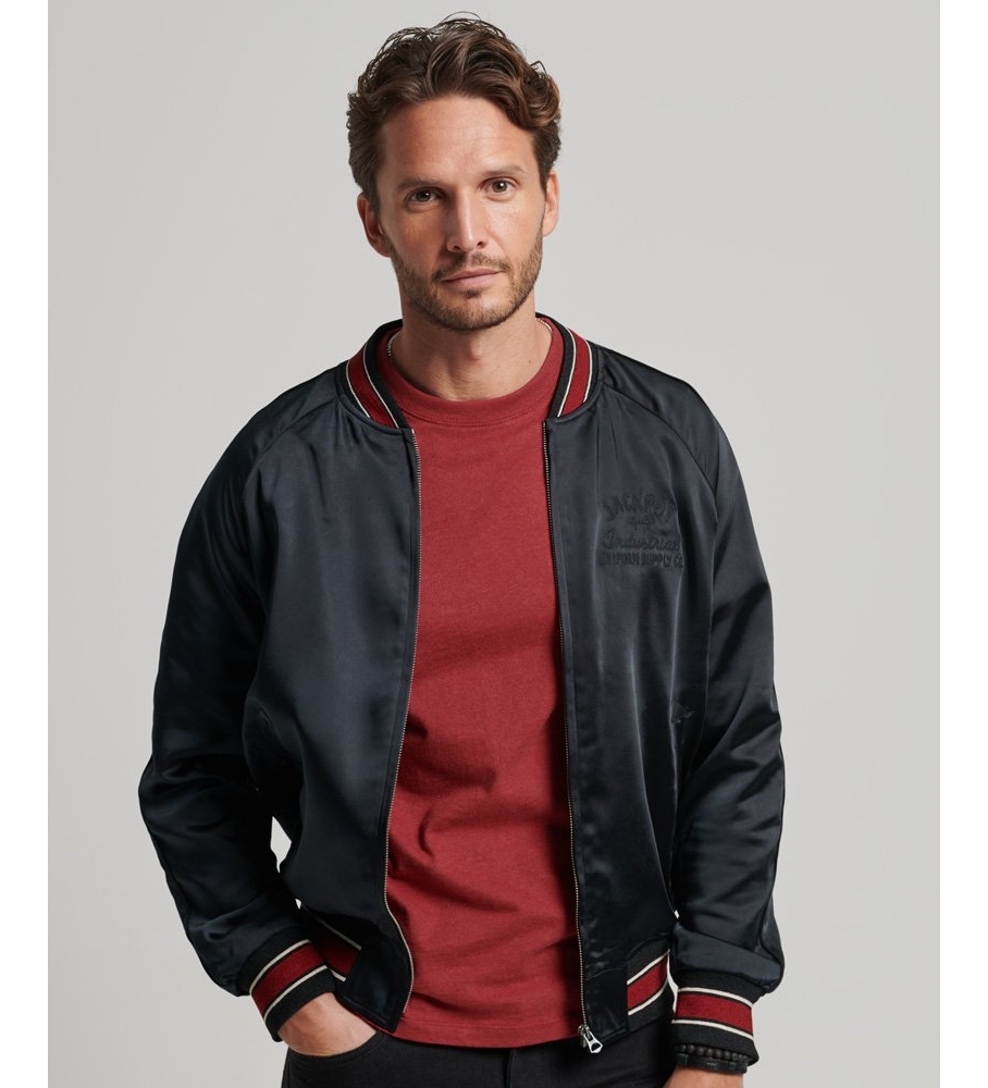 Jaqueta Superdry Sukajan Preta