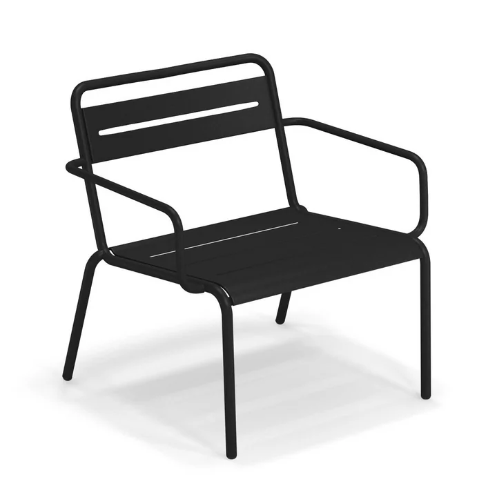 Emu - Star Loungesessel, schwarz