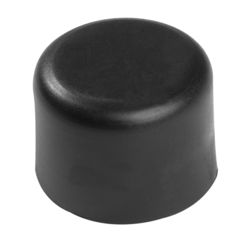 Giardino tuinpaalkap voor ronde tuinpaal zwart 48 mm