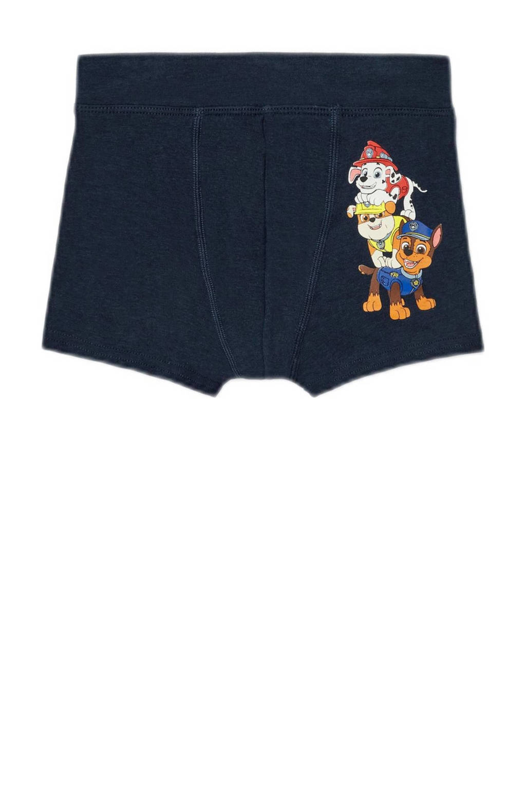 Paw Patrol boxershort NMMJOCUT - set van 2 donkerblauw/grijs melange