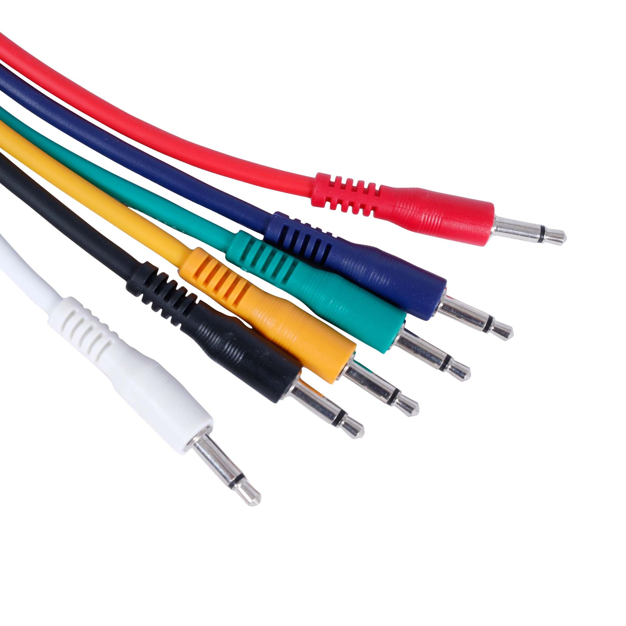 Devine PATCH3535-RB-80cm patchkabel mono 3.5 mm 6-pack 80 cm