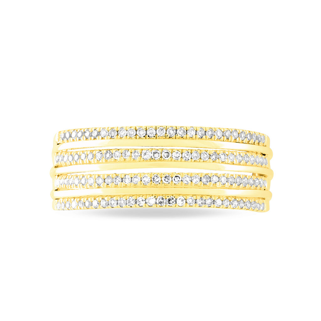 Bague Ines Or Jaune Diamant