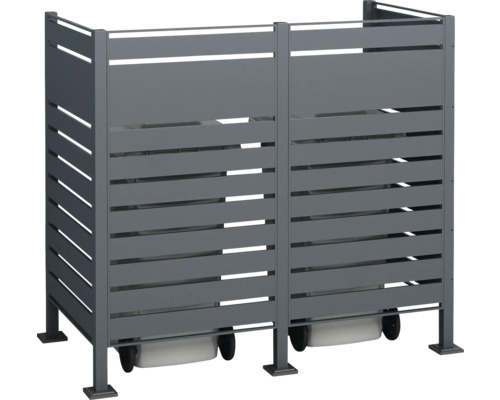 WESTMANN Planum opbergbox met 2 bakken, 170 x 90 x 150 cm, antraciet