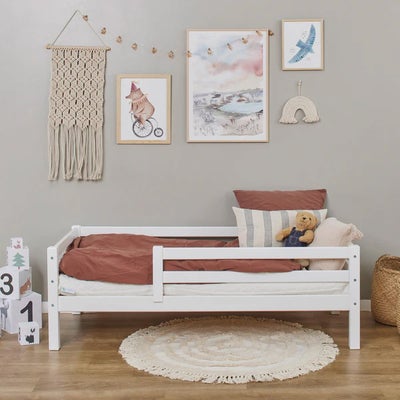 Hoppekids ECO Dream Juniorseng med Sengehest 70x160, Hvit