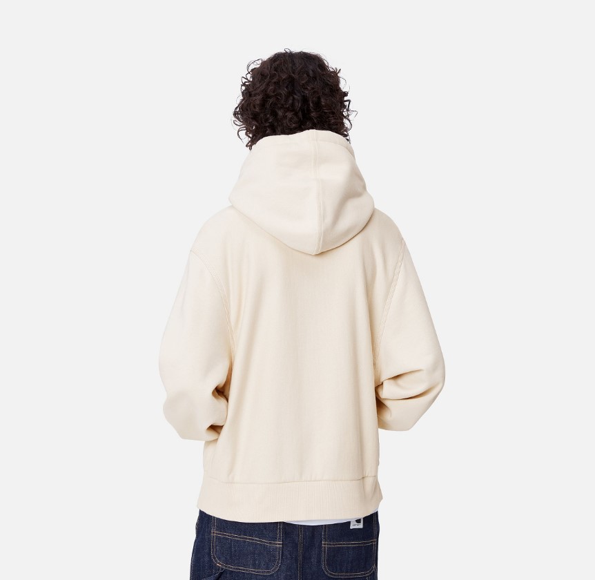 Carhartt WIP W HD American Script Sweat Moonbeam