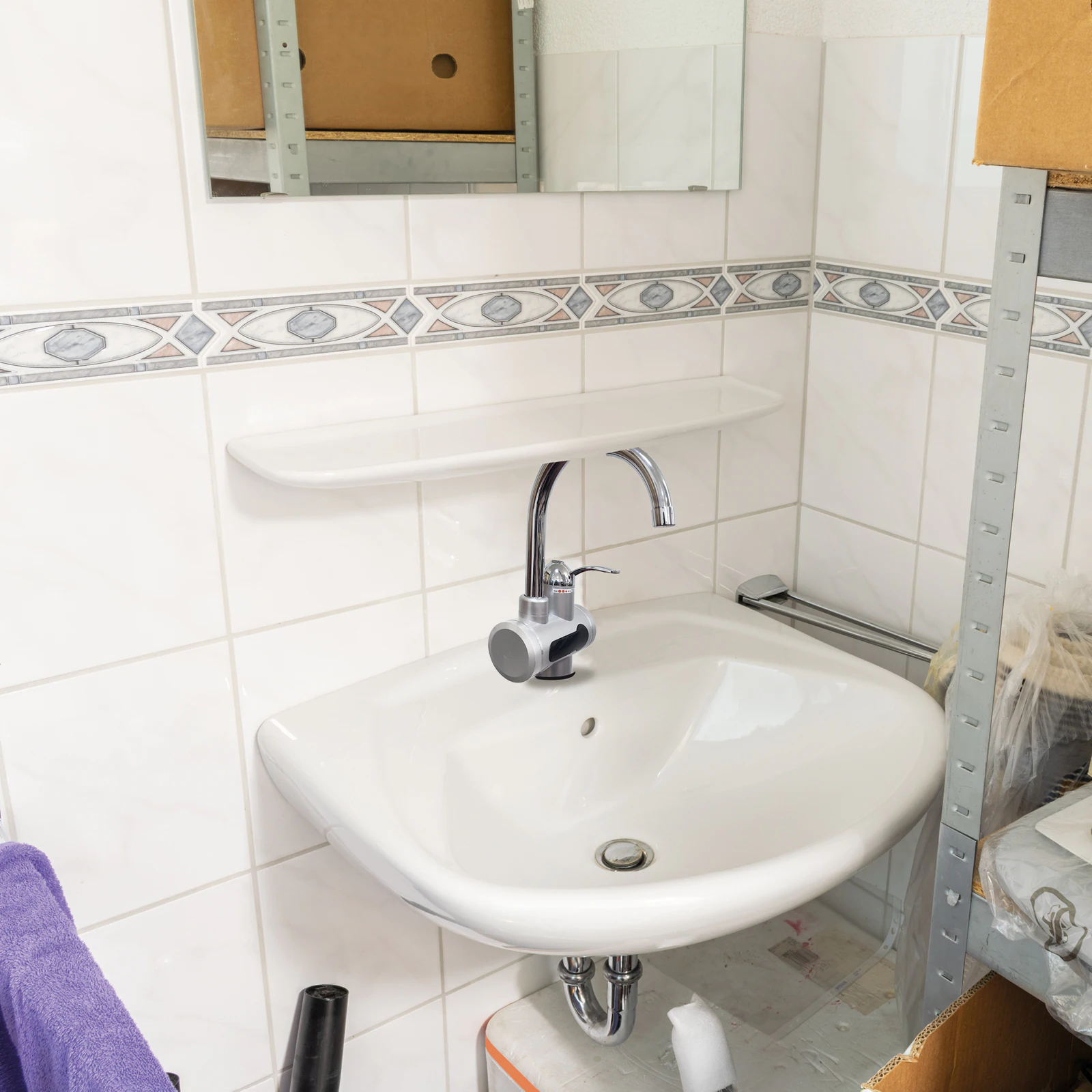 Mauk digitaler Wasserhahn mit integriertem Durchlauferhitzer und Temperaturanzeige