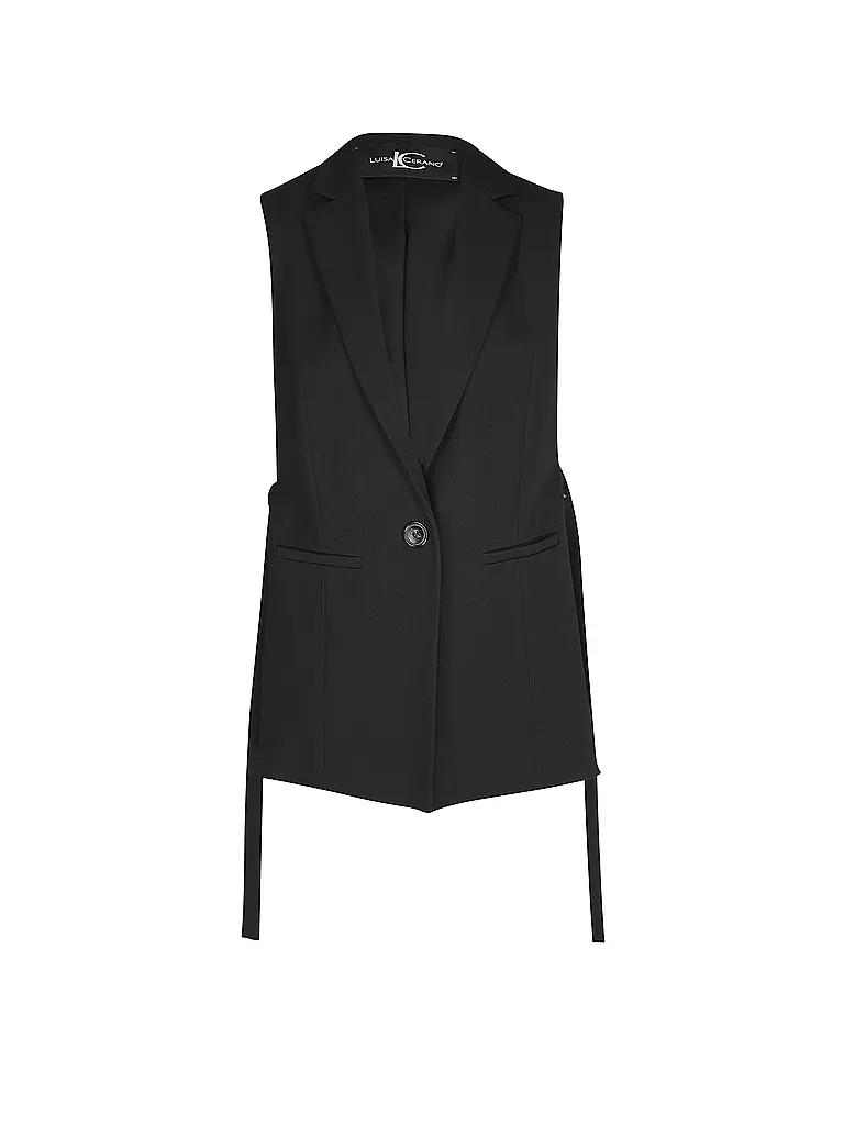 LUISA CERANO Gilet  schwarz