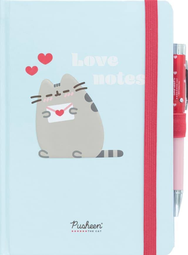 Grupo Erik Pusheen notesbog og kuglepind