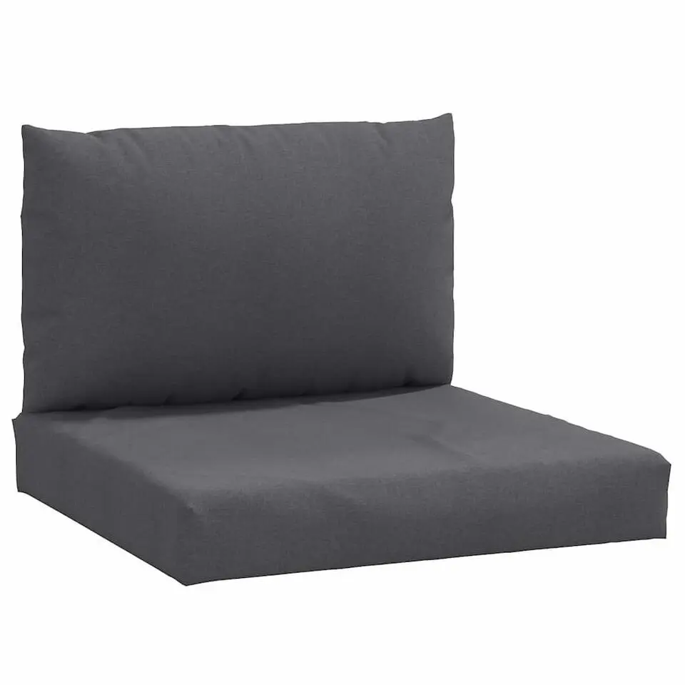 vidaXL - Palletkussen - Antraciet - Stof