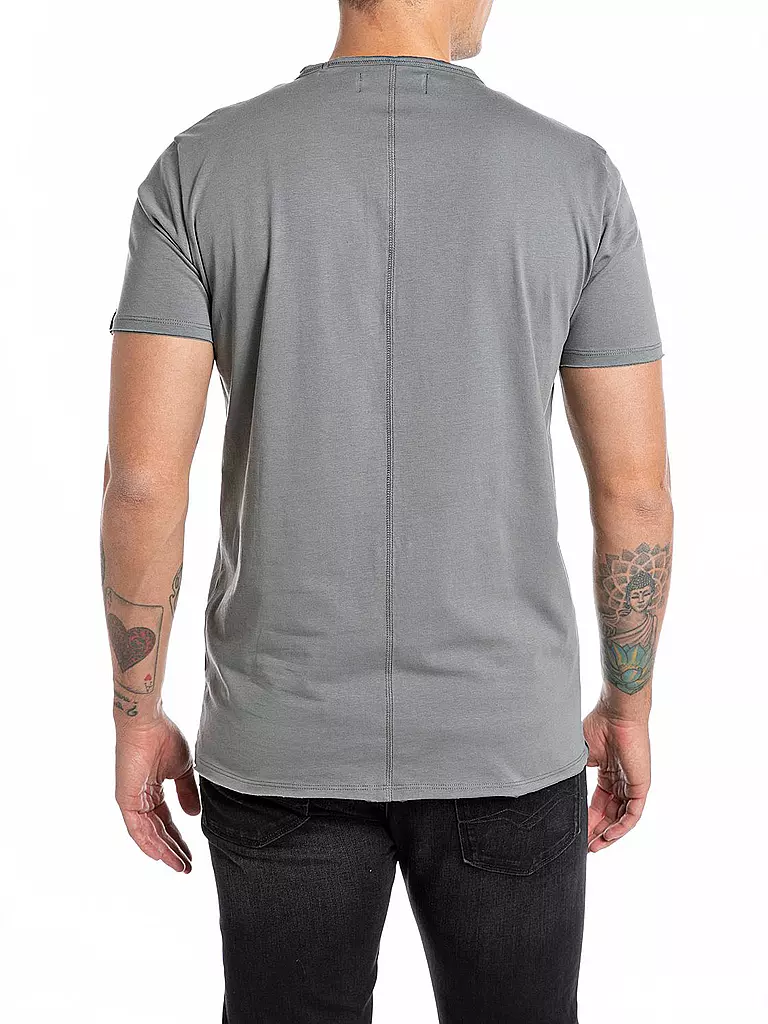 REPLAY T-Shirt  hellgrau