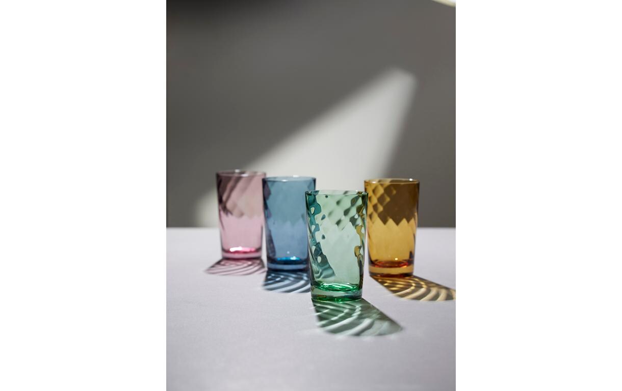 Longdrinkglas Vienna Grün, 4 Stück, 45 clElegante Highball-Gläser