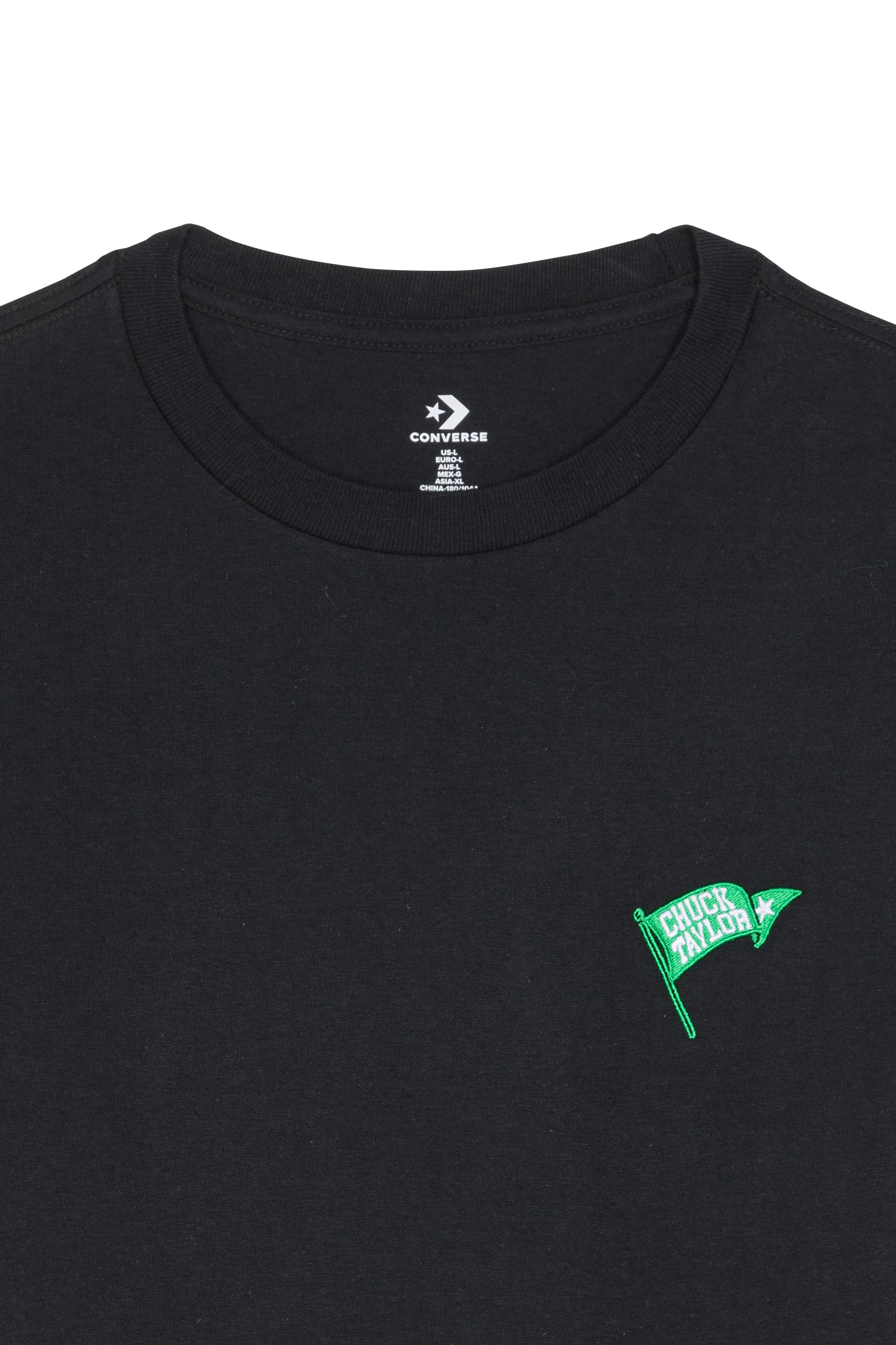 CONVERSE T-shirt RETRO FLAG T-SHIRT Noir