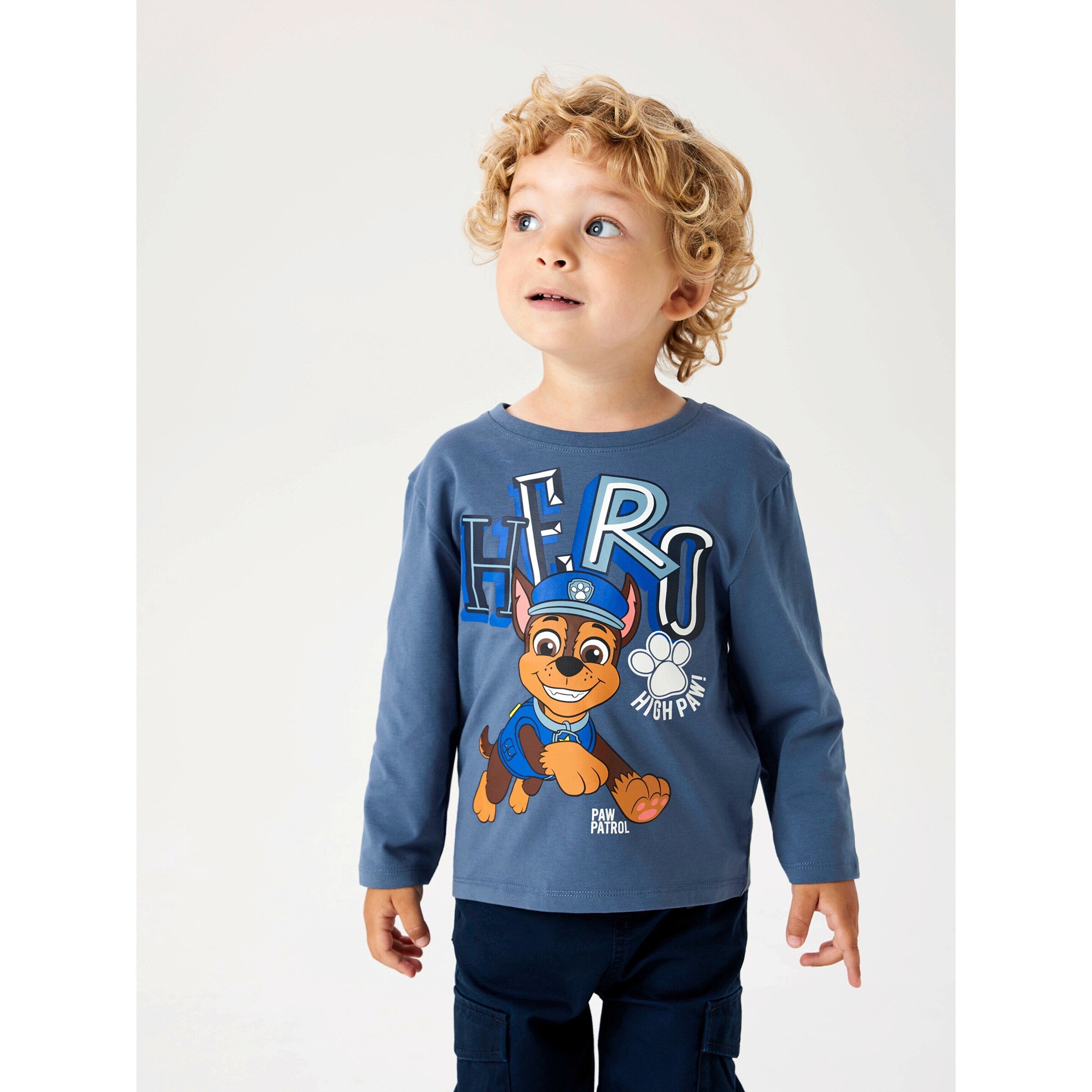 NAME IT - PAW PATROL Shirt langarm Hero blau/bunt