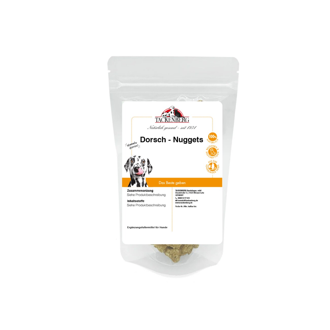 Tackenberg Dorsch-Nuggets 100 g