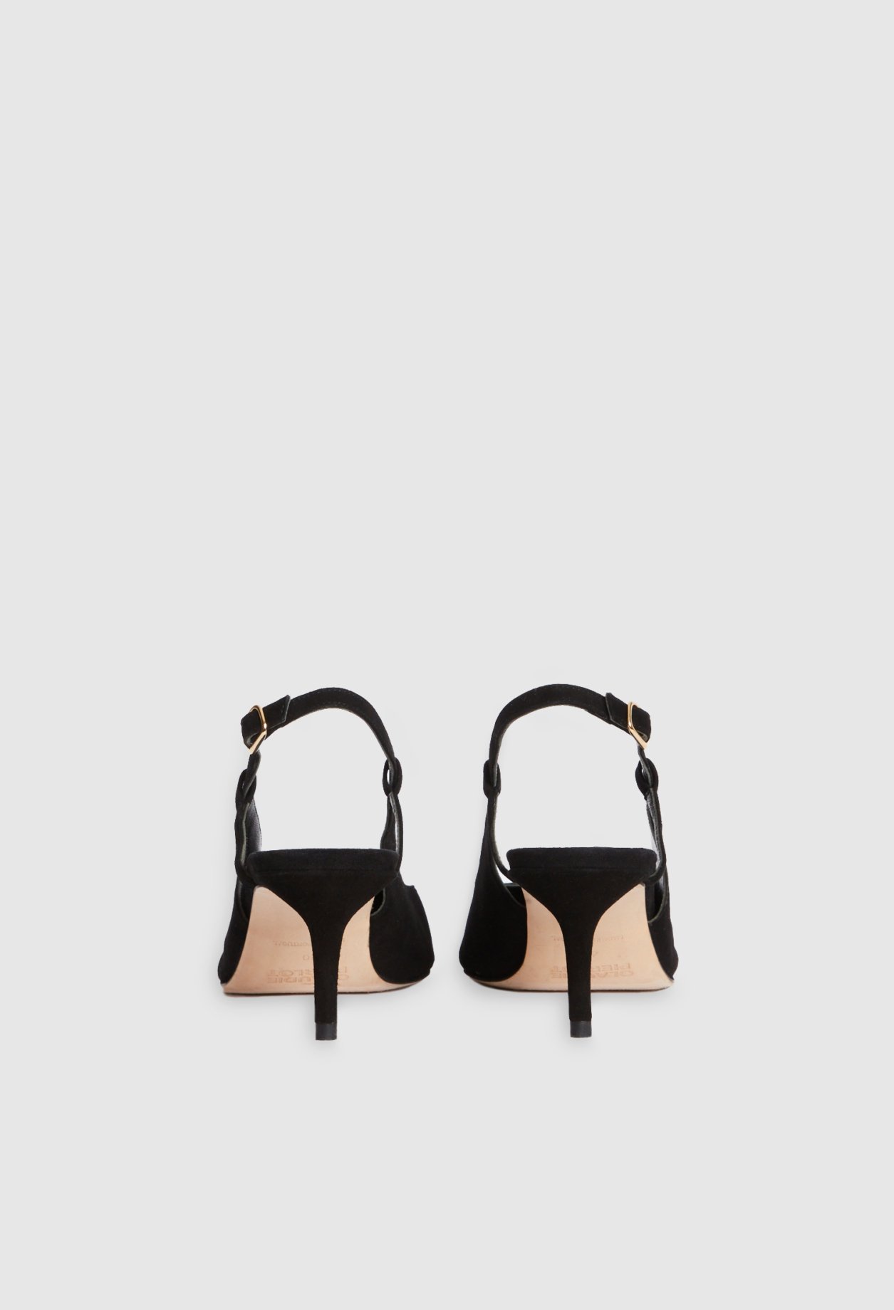 Escarpins slingback cuir