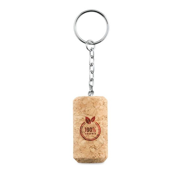 GiftRetail MO9343 - TAPON Porte-Clés bouchon de liège