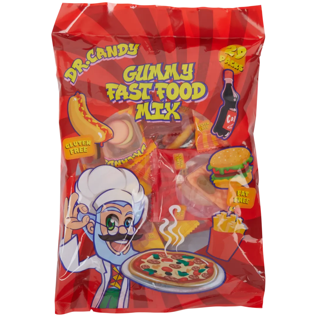 Dr. Candy Gummy Fast Food Mix 202 gram