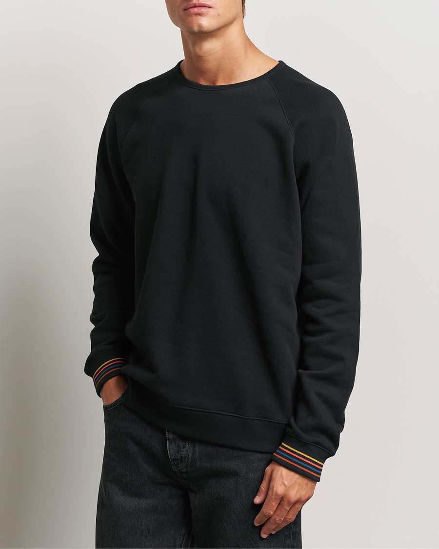 Paul Smith Artist Rib Crew Neck Sweatshirt Black
