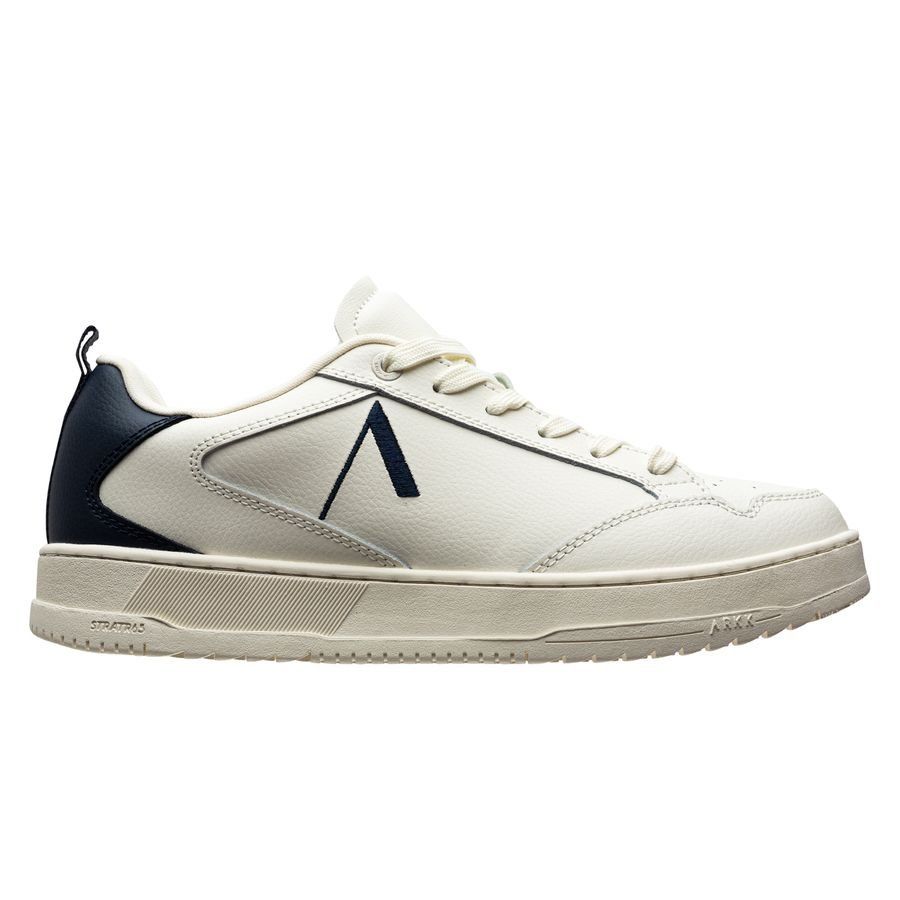 ARKK Chaussures Visuklass Leather Stratr65 - Blanc/Bleu Marine Femme