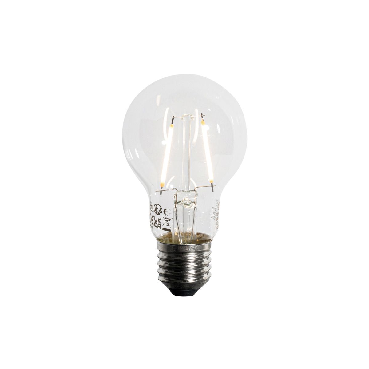 Set van 5 E27 LED lamp A60 schemersensor 2,5W 250 lm 2700K