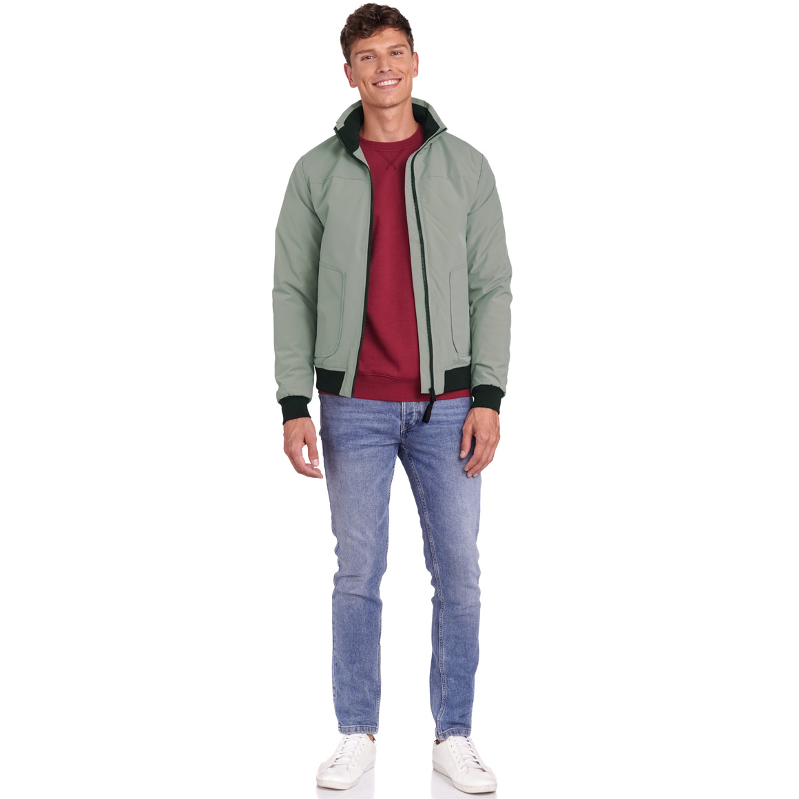VanVaan Herren Jacke mit zwei Taschen helloliv