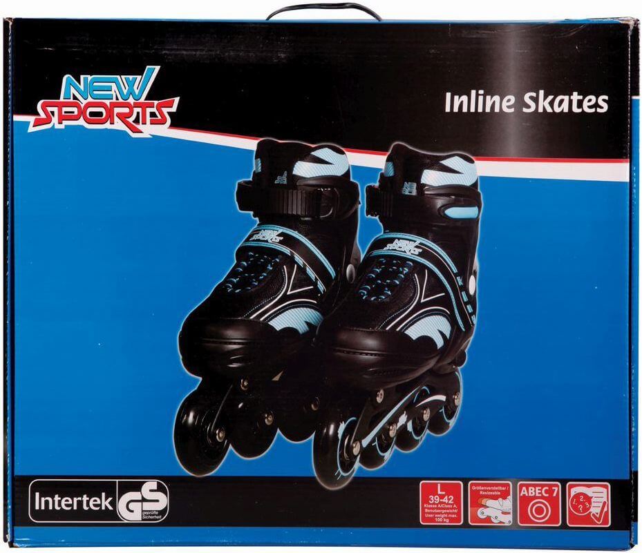New Sports Inliner Blau, ABEC 7, Größe 39 - 42