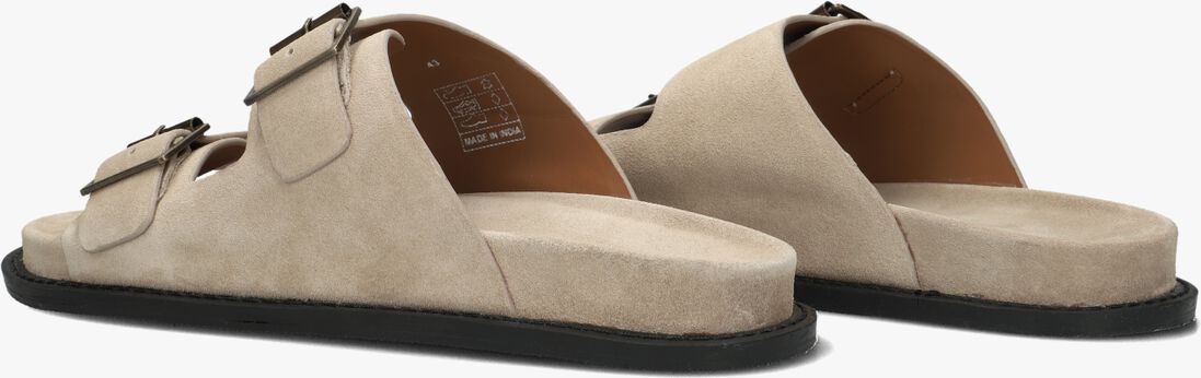 beige stefano lauran slippers 2 gesp bio slipper 1