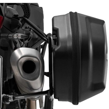 Valise SW-MOTECH AERO ABS AVEC SUPPORT (2 x 25 Litres) - Noir