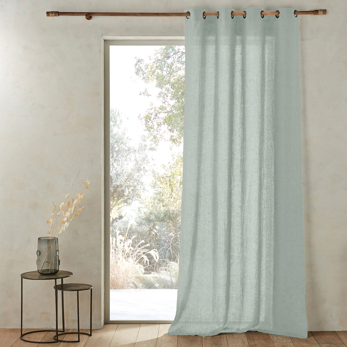 AM.PM<br>Cortina em linho lavado, estilo romano