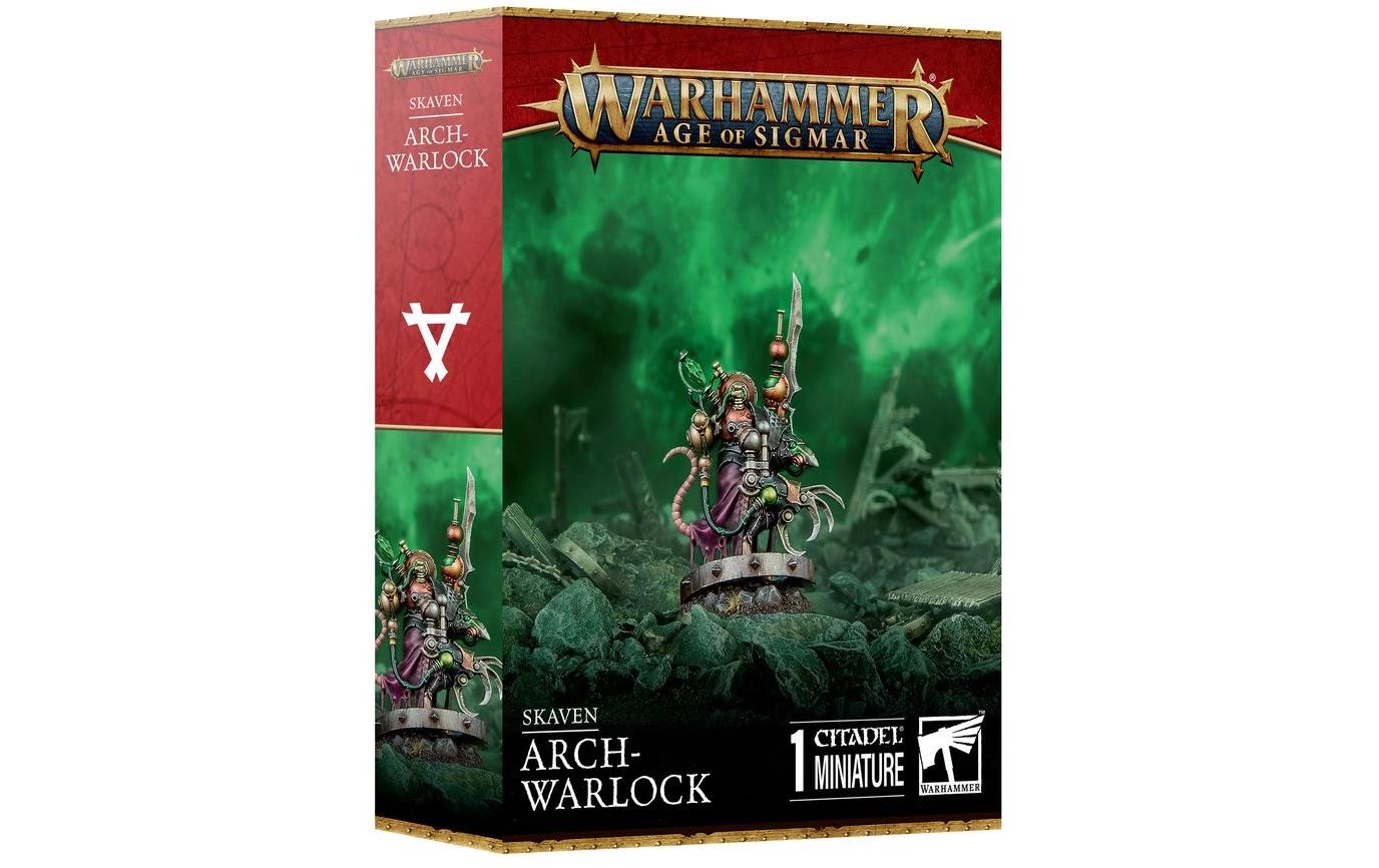 Figur Age of Sigmar Skaven ErzwarlockWarhammer Age of Sigmar Skaven Erzwarlock Bausatz