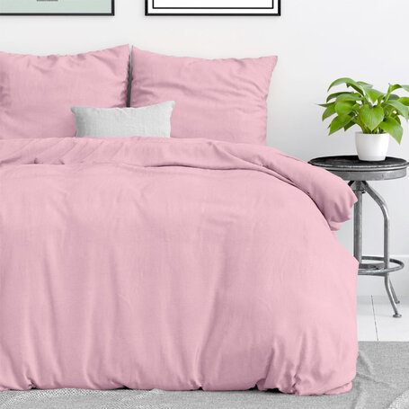 Dekbedovertrek Stone Washed - Roze