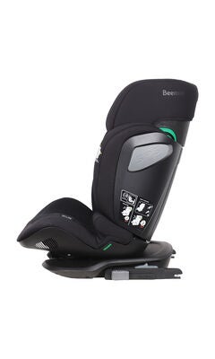 Beemoo Recline i-Size Beltestol, Black Mesh