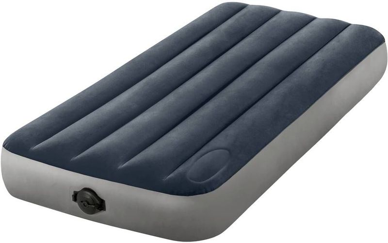 Intex 64781 Single-High Luchtbed 99x191x25 cm Blauw/Grijs