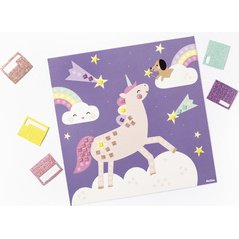 Mosaïque en caoutchouc mousse 'UNICORN', 301 pièces