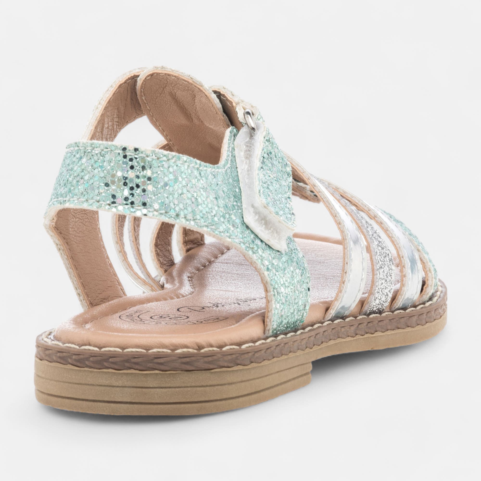 Nu-pieds Fille vert