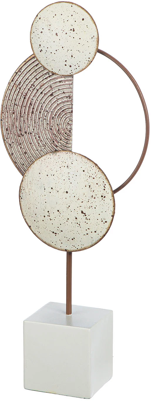 Casablanca by Gilde Dekoobjekt »Standrelief Ermelo weiss H. 49,5 cm«