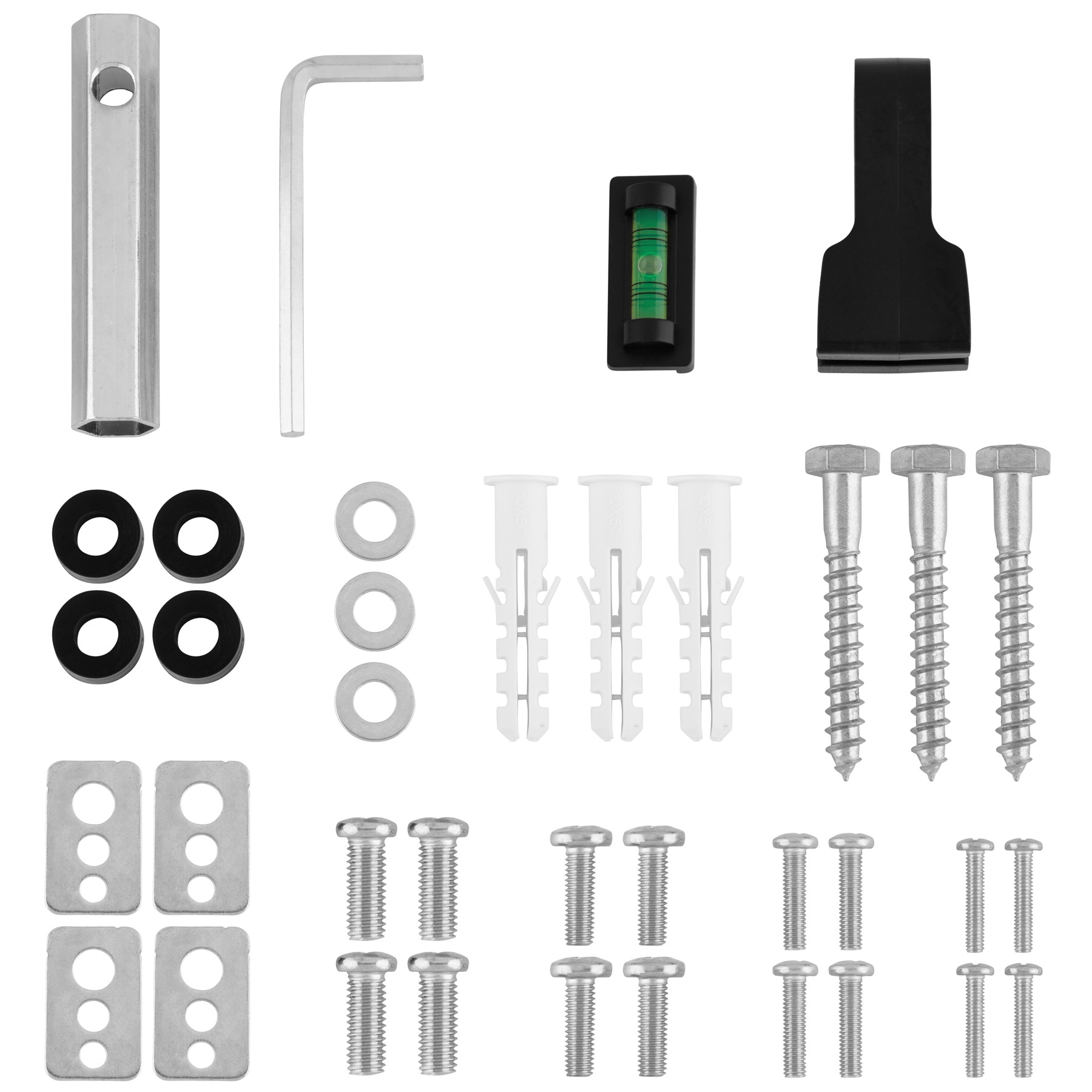 tectake® TV Wandhalterung, für 26 - 75 Zoll (66 - 191 cm), ausziehbar, bis 50 kg